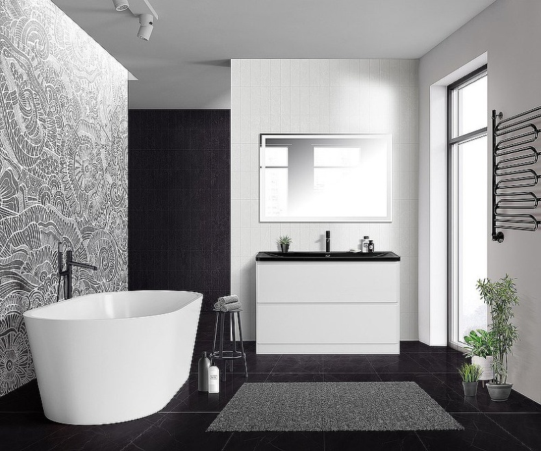 Тумба с раковиной BelBagno Albano 120 белый - 13