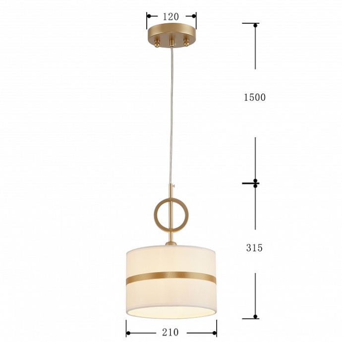 Подвесной светильник Favourite Mateo 2634-1P - 2