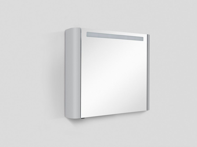 Зеркало-шкаф AM.PM Sensation 80 R, серый шелк M30MCR0801FG - 1