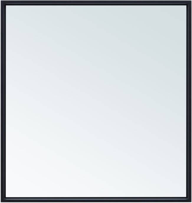 Зеркало Allen Brau Liberty 80 с подсветкой черный матовый 1.330014.BB - 1