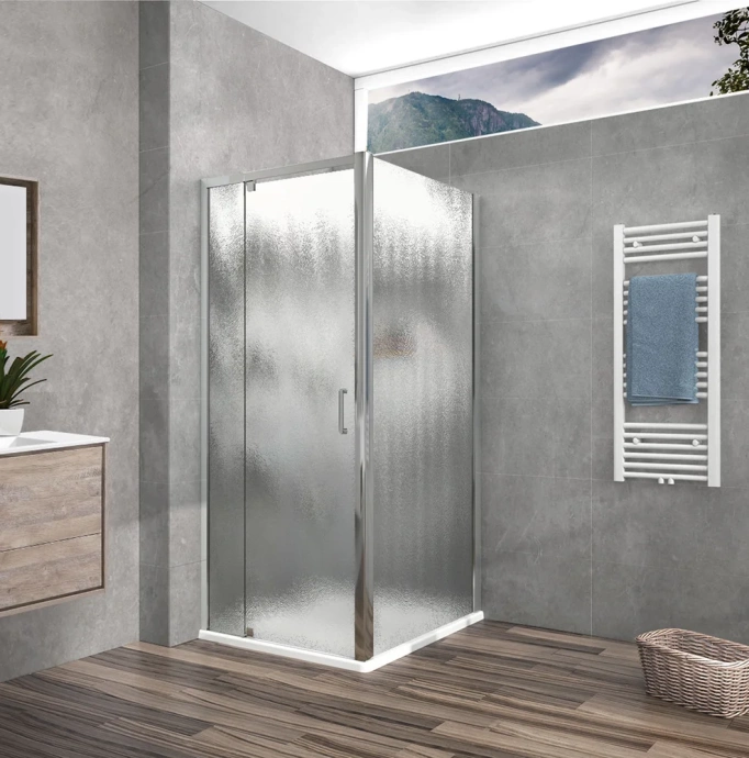 Боковая панель Vincea Intra 90 хром стекло рифленое VSG-1I900CH - 1