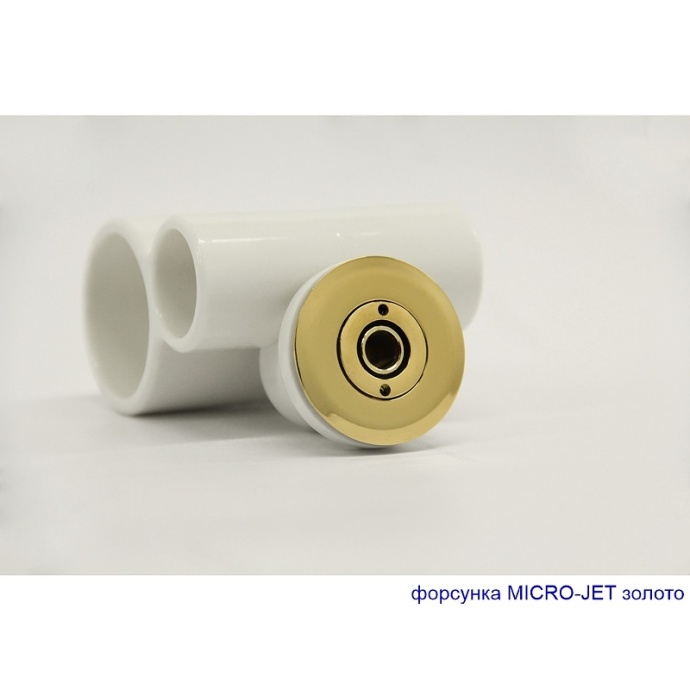 Ванна акриловая WHITECROSS Savia Duo Ultra 170x80 с гидромассажем белый - золото 0103.170080.100.ULTRA.GL - 2