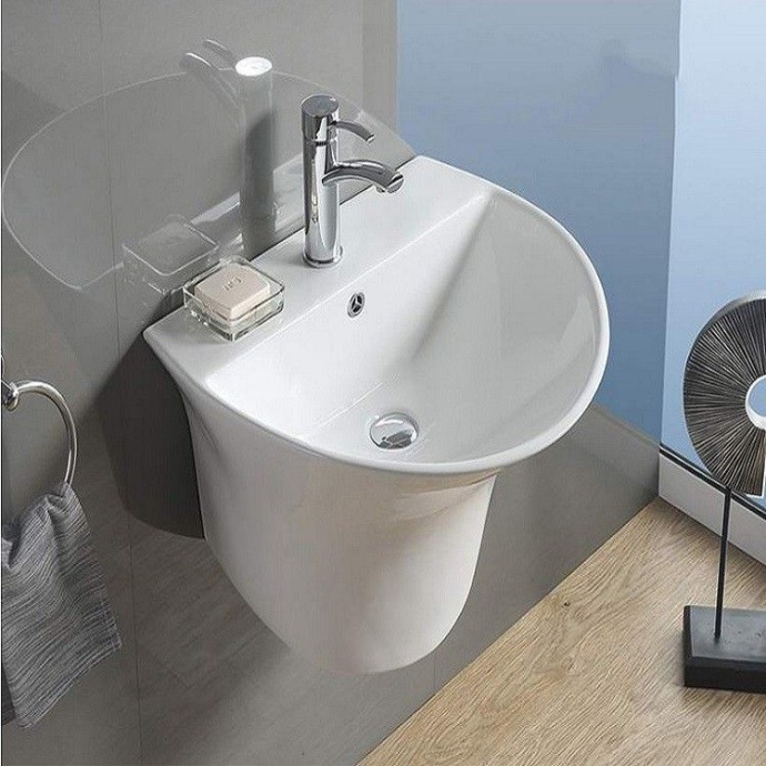 Раковина подвесная CeramaLux NB 57 см белый  NB165 - 2