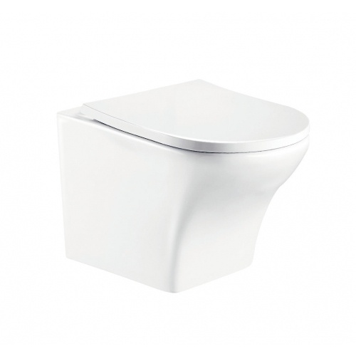 Унитаз подвесной Weltwasser WW SK Odenbach 004GL-WT безободковый с микролифтом белый  10000003704 - 0