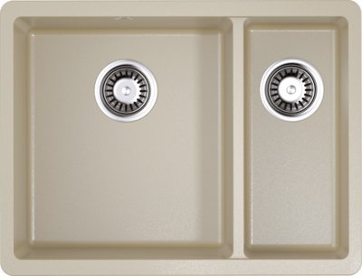 Мойка кухонная Omoikiri Kata 55-2-U-SA бежевая 4993421 - 0