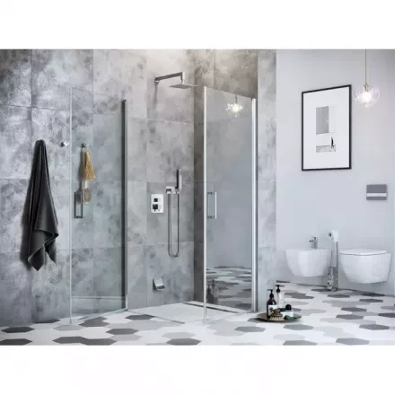Душевой уголок Excellent Mazo 90х90 хром стекло прозрачное KAEX.3022.1010.9090.LP - 1