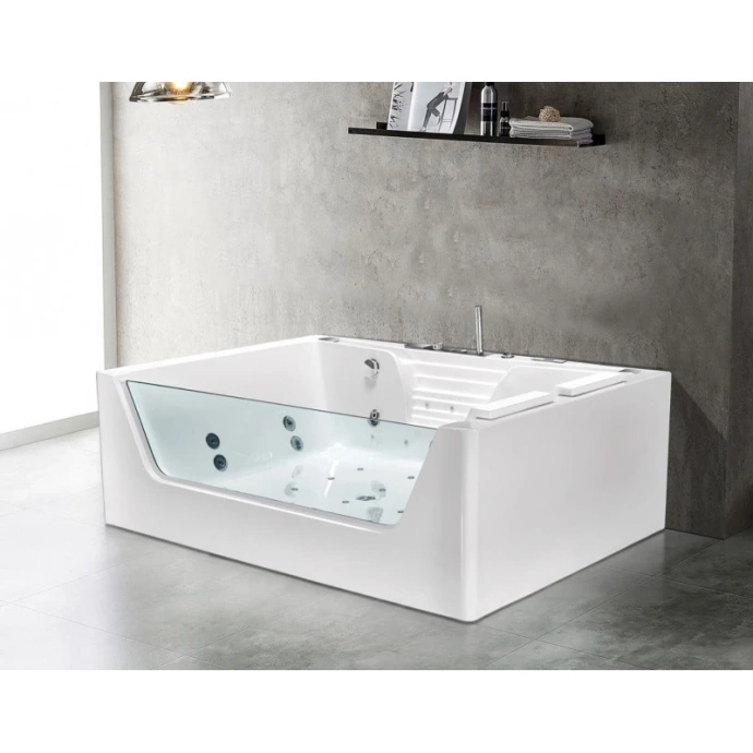 Акриловая ванна Frank 170х120 белая с гидромассажем 2017439109 - 2