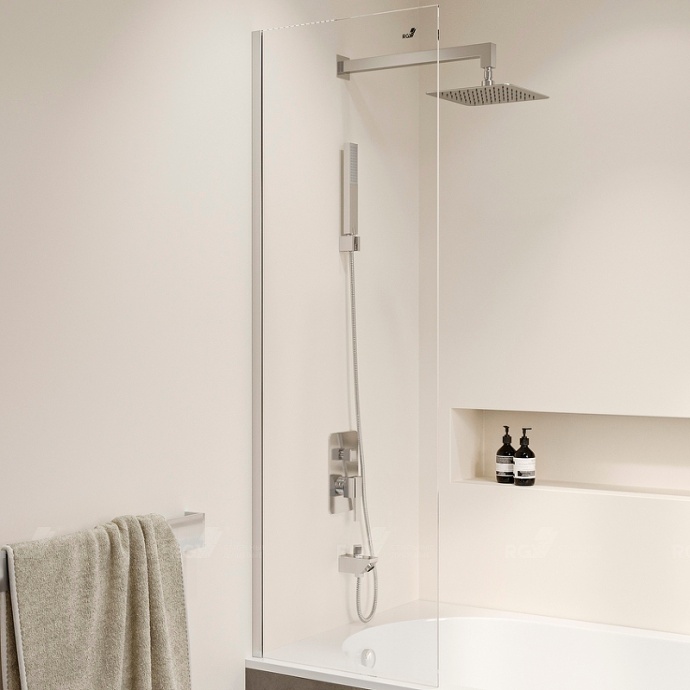  Шторка на ванну RGW Screens SC-056-8 50х150 профиль хром стекло прозрачное 35110562850-11 - 0