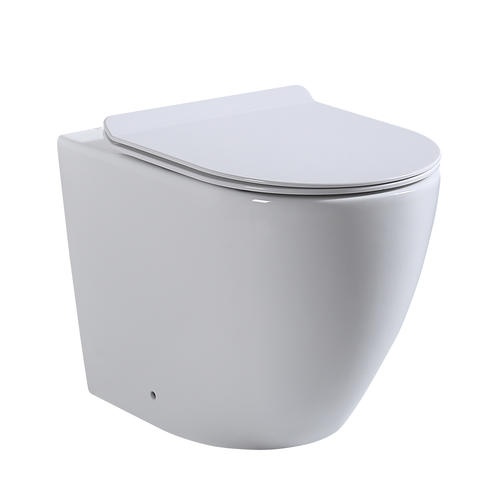 Унитаз приставной beWash Aldo белый с сиденьем микролифт BKFSR001565 - 0