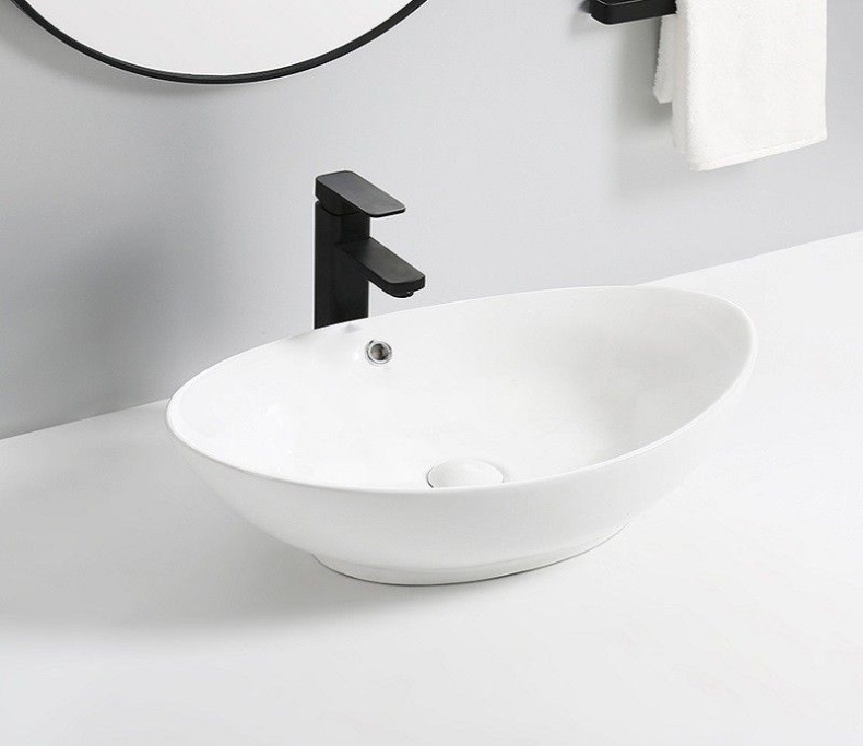 Раковина накладная Ceramalux N белый  9019 - 12