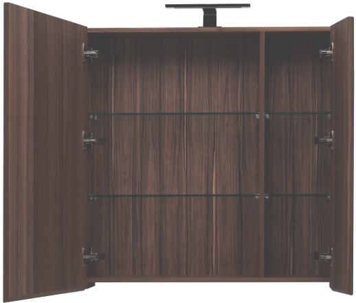 Зеркало-шкаф Aquanet Йорк 85 орех 203954 - 8