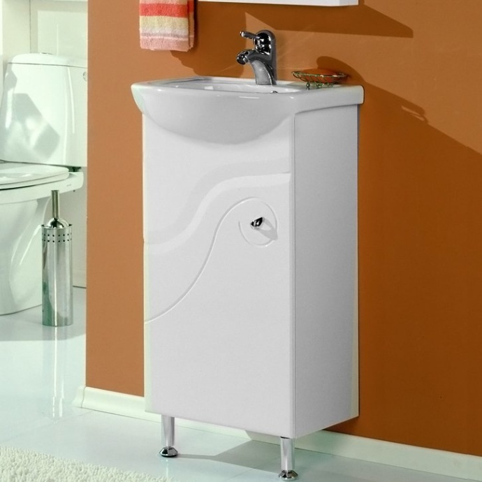 Тумба с раковиной Aquaton Колибри 41 L белый 1A0652K1KO01L - 4