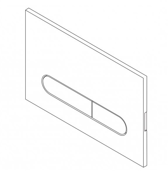 Кнопка смыва BelBagno Prospero хром глянцевый  BB005-PR-CHROME - 2