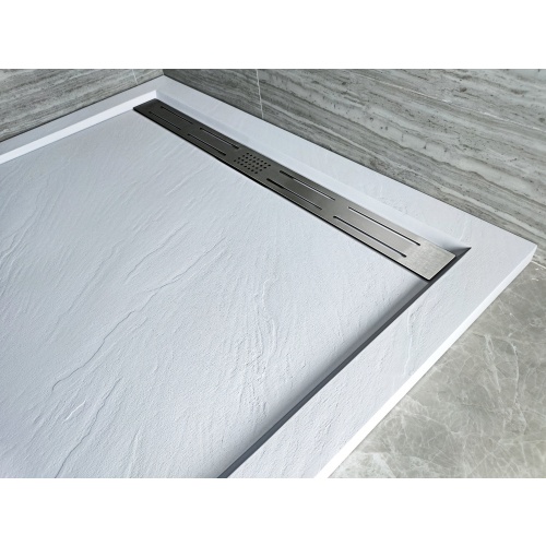 Душевой поддон с сифоном WeltWasser WW TRS 80 STONE-WT 80х80 белый  10000004365 - 0
