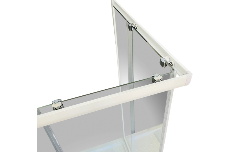 Душевой уголок Royal Bath HPD 110x120 профиль белый стекло прозрачное RB12110HPD-T - 2