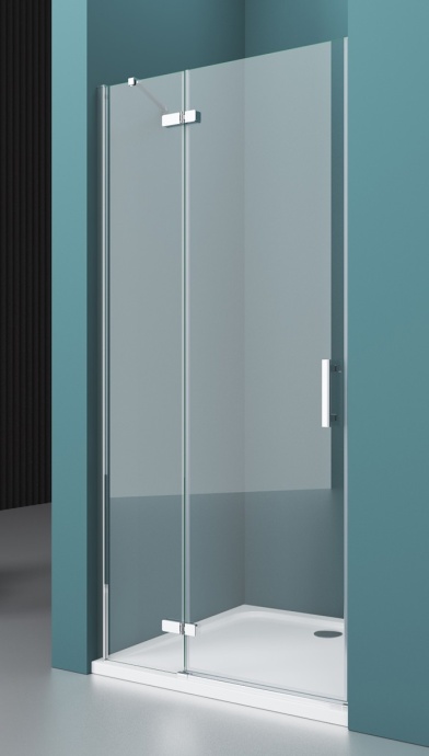 Душевая дверь BelBagno Kraft 90 хром  KRAFT-B-12-60/30-C-Cr-L - 1