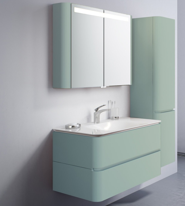 Зеркало-шкаф AM.PM Sensation 100 мятный M30MCX1001GG - 1