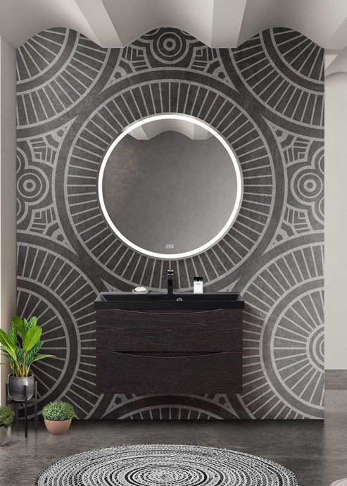 Комплект мебели Belbagno Marino 80 темное дерево - 1