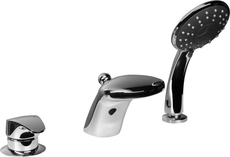 Смеситель Bravat Cobra F5140197CP-1-RUS на борт ванны - 0