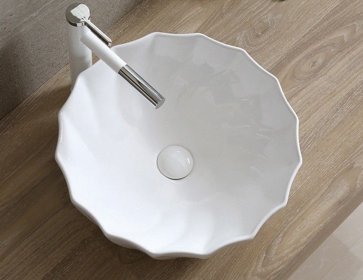 Раковина накладная CeramaLux N 45 см белый  9073 - 4