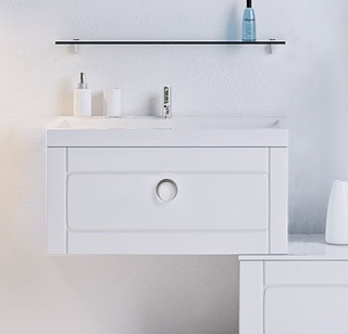 Тумба для комплекта Aqwella 5 stars Инфинити 80 белая Inf.01.08/001 - 0