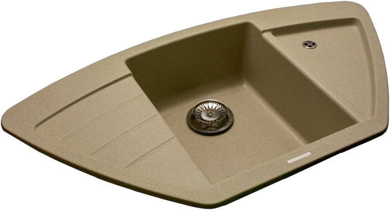 Мойка кухонная Lava A2 светлый беж A2.DUN - 1