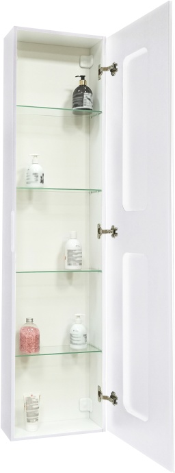 Шкаф-пенал с зеркалом STWORKI Кронборг МВК104 40, с подсветкой, белый - 7