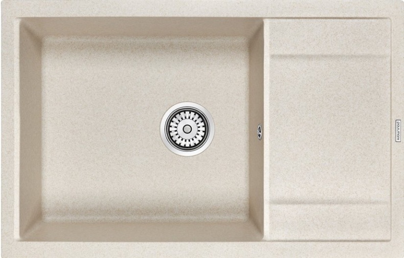 Мойка кухонная Paulmark Verlass 78 бежевый матовый PM317850-BE - 0
