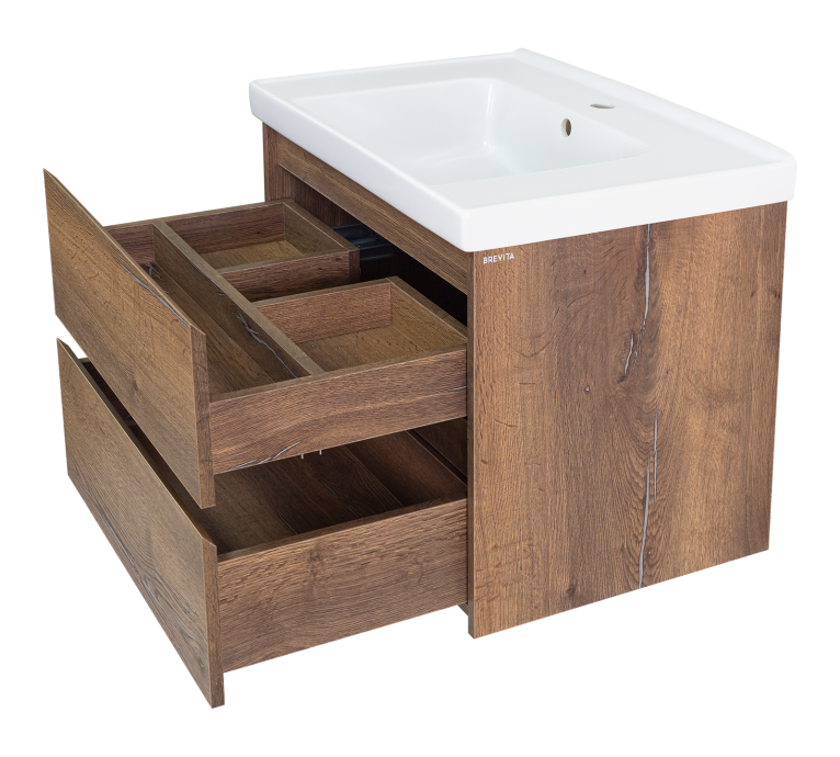 Dallas - 60 Тумба подвесная 2 ящ. ДСП (Дуб Галифакс) DAL-01060-074П - 2