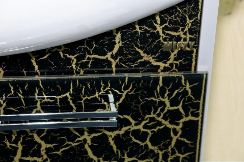 Джулия - 85 Тумба прямая КРАКОЛЕТ черный Л-Джу01085-0213Пр - 9