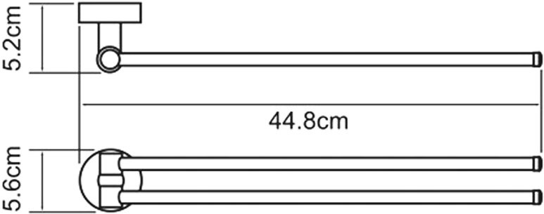 Полотенцедержатель Wasserkraft Isen K-4031 - 3