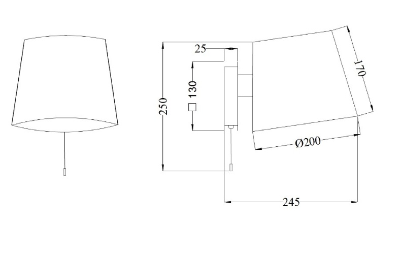 Бра Maytoni Bergamo MOD613WL-01W - 3