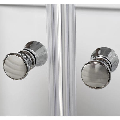 Душевая кабина Deto L 80х80 с гидромассажем, хром  L580NGM - 4