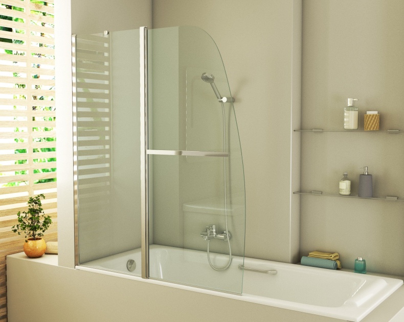 Шторка на ванну Grossman GR-100/2 - 1