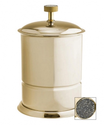 Ведро для мусора Boheme Royal Cristal золото 10927-G-B - 0
