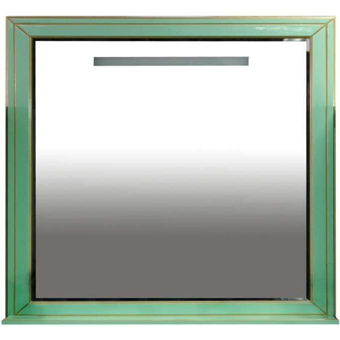 Зеркало Misty Vena 90 салатовое, патина Л-Вен02090-073 - 0