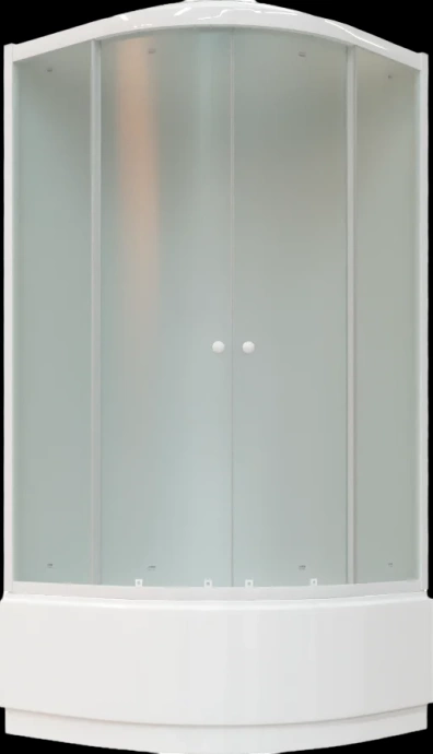 Душевая кабина Parly Classic 90х90 белая стекло матовое EB921 - 0