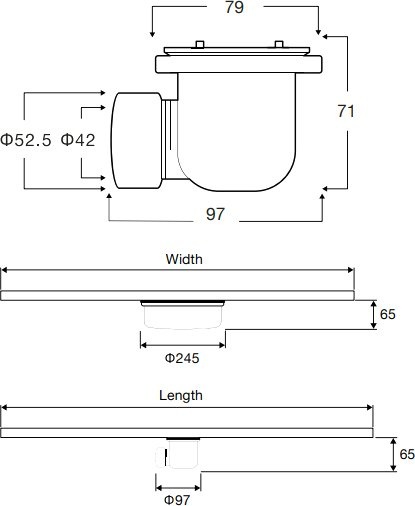 Сифон для поддона Vincea Vsph-D611 с гидрозатвором - 2