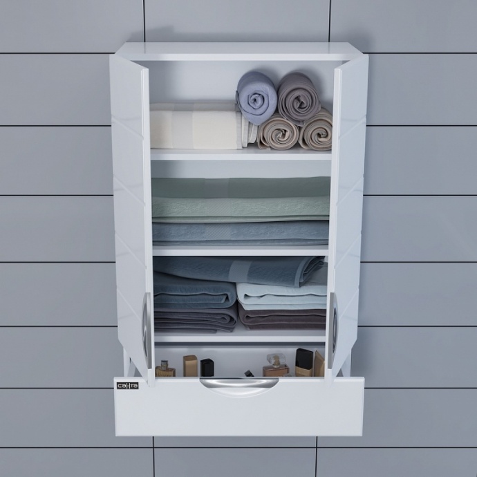 Шкаф подвесной Санта Родос 50 белый 406007 - 2