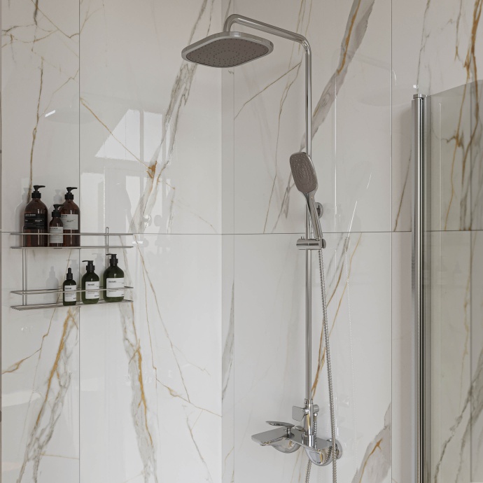 Полка DIWO Смоленск П16101 хром - 4