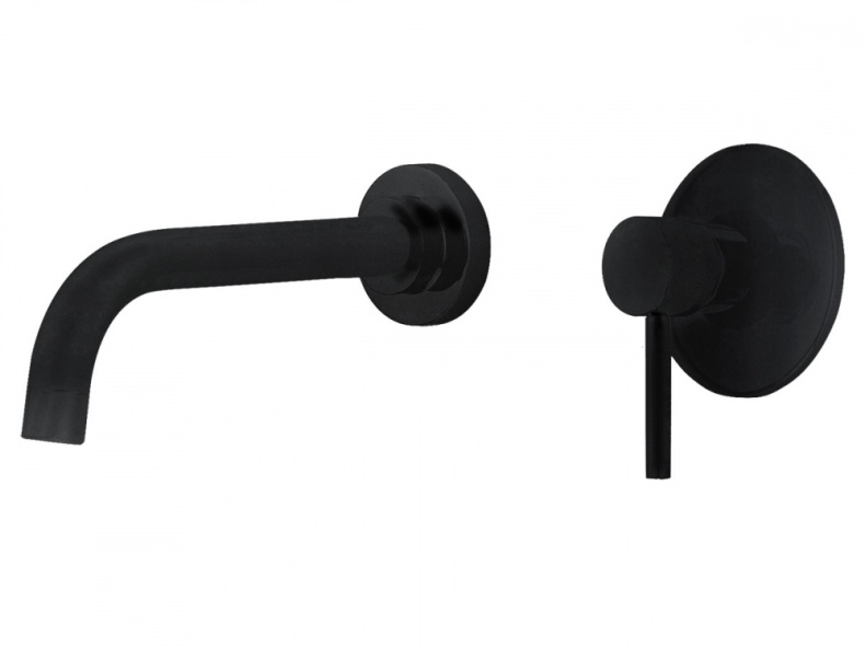 Смеситель для раковины ABBER Wasser Kreis черный матовый  AF8112B - 0