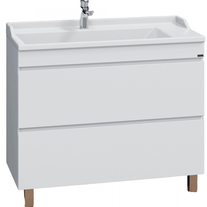 Тумба под раковину напольная Санта Марс 100 белый 700298 - 0