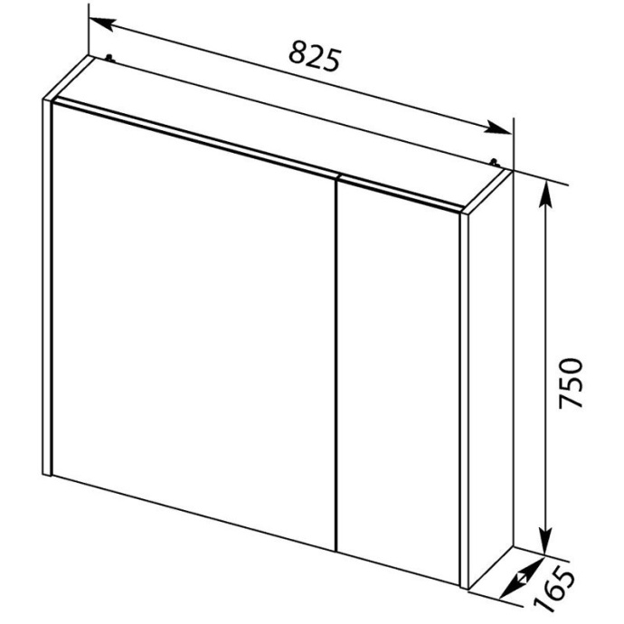 Зеркало-шкаф Aquanet  82.5 см  00201729 - 4