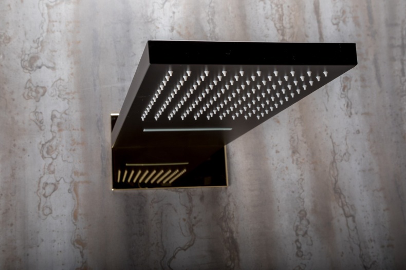 Душевой комплект Boheme Fusion 130-B С ВНУТРЕННЕЙ ЧАСТЬЮ, чёрный - 1