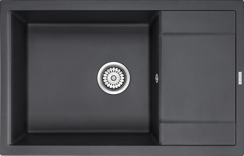Мойка кухонная Paulmark черная PM317850-BL - 0
