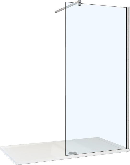 Душевая перегородка Weltwasser WW400 Walk-In 120G-1 120х185 хром  10000002941 - 0