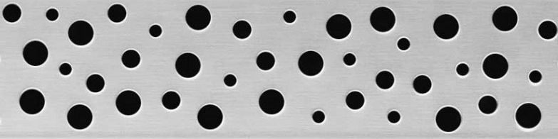 Решетка AlcaPlast Buble 650L глянцевая BUBLE-650L - 2