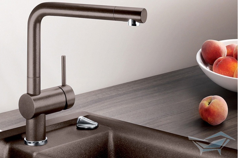 Смеситель для кухонной мойки Blanco Linus коричневый  516697 - 1