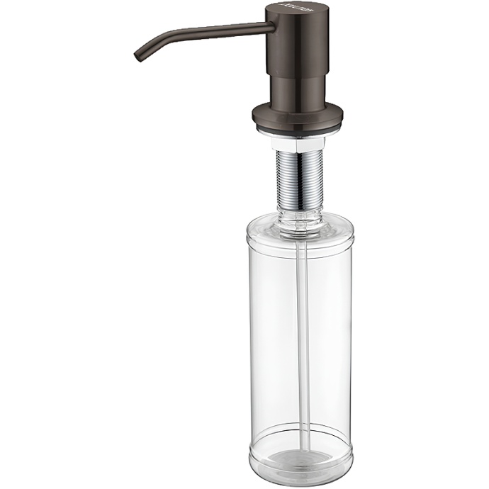 Дозатор для жидкого мыла Paulmark Rein темный хром D002-GM - 0