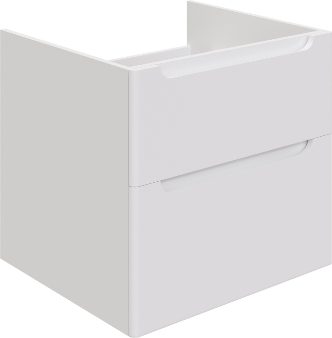 Тумба с раковиной STWORKI Берген 60 белая со светлой столешницей 122, Moduo 50 Square, L 549614 - 8